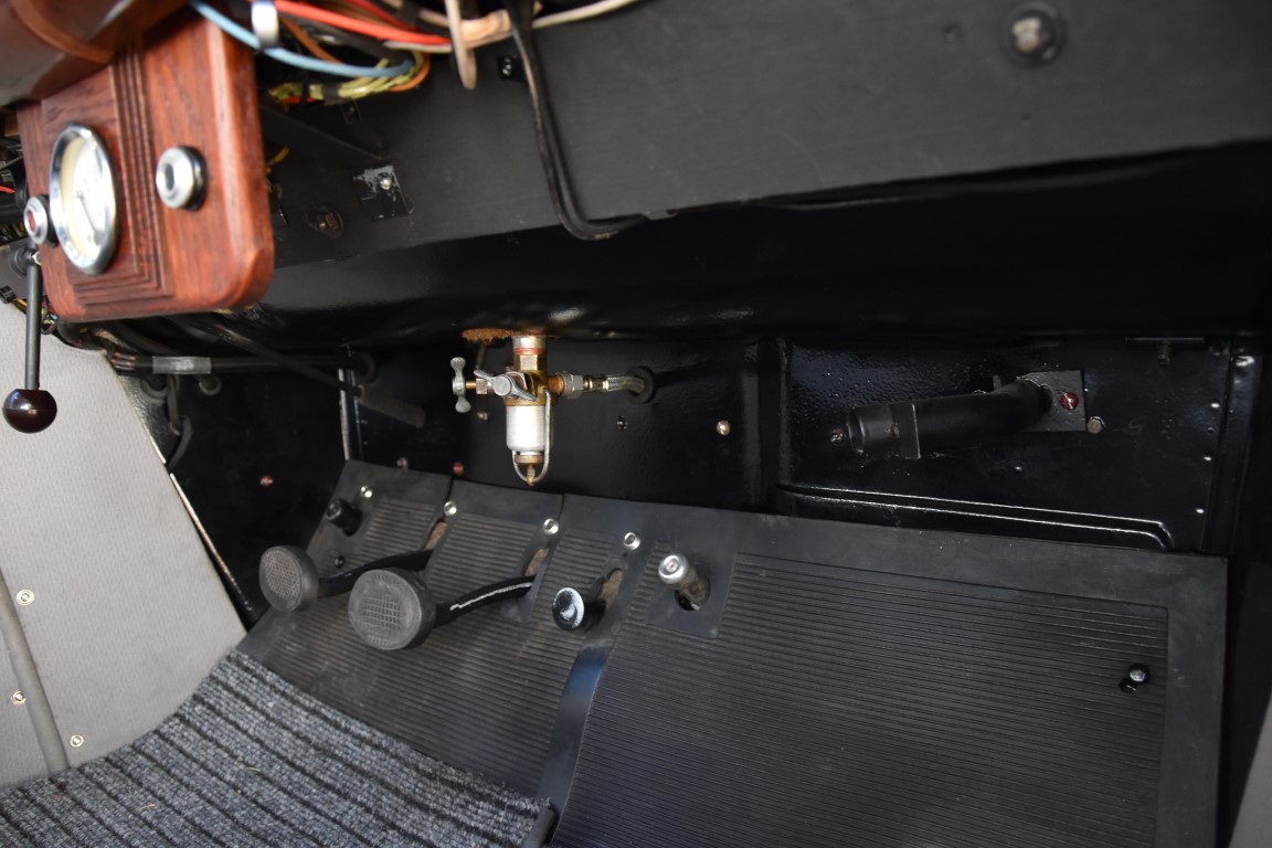 DKW F8 Reichsklasse Fußraum